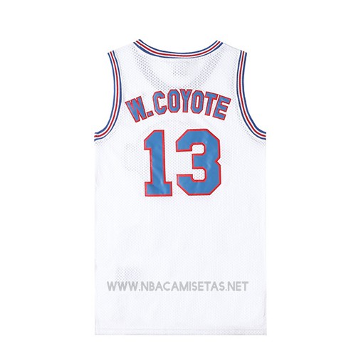 Camiseta Tune Squad M.coyote NO 13 Blanco